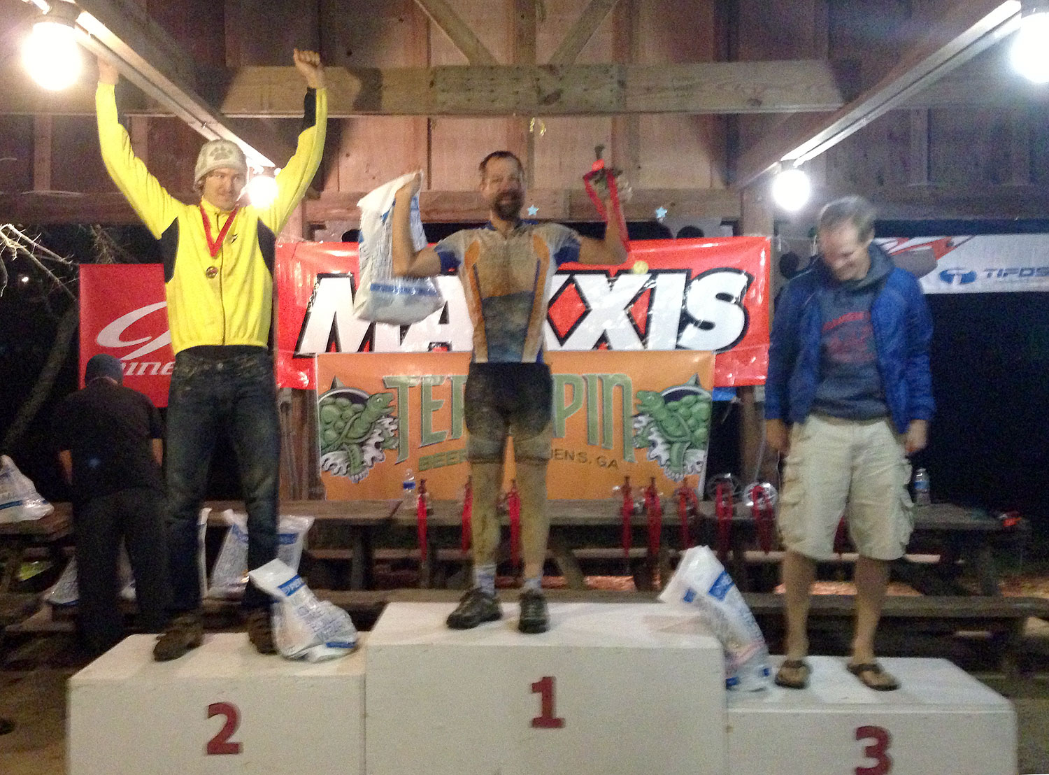 Solo expert podium - (left to right) - Tyler Murch, Brian Toone, Darby Benson